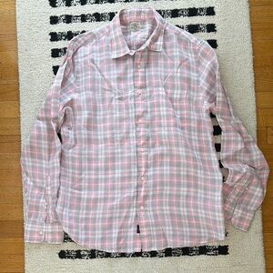 Men's Pink Plaid Shirt
